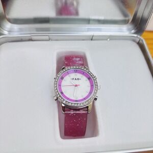 Vintage Tourneau Watch for FAO Schwarz‎ Black Dial WristWatch (Needs Battery)